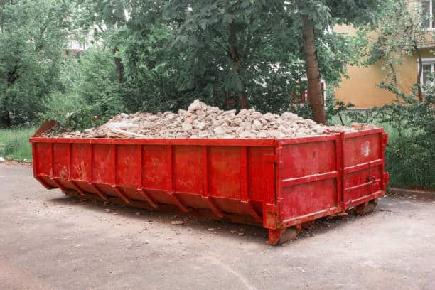 Concrete Dumpster